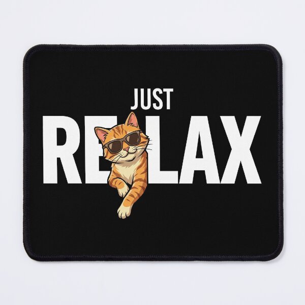 Item preview, Just Relax Chill Cat with Sunglasses designed and sold by pawcuddle.