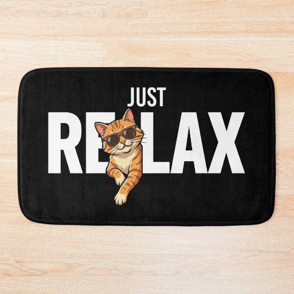 Item preview, Just Relax Chill Cat with Sunglasses designed and sold by pawcuddle.