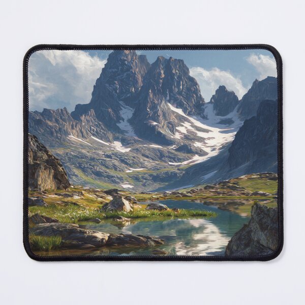 Item preview, Mountains Landscape designed and sold by NicolasGlowArt.