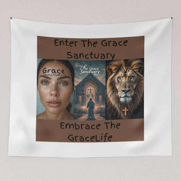 Item preview, Red Bubble - Enter the Grace sanctuary Embrace The GraceLife design 1 color pattern 1 designed and sold by AuthorTimothyVirge.