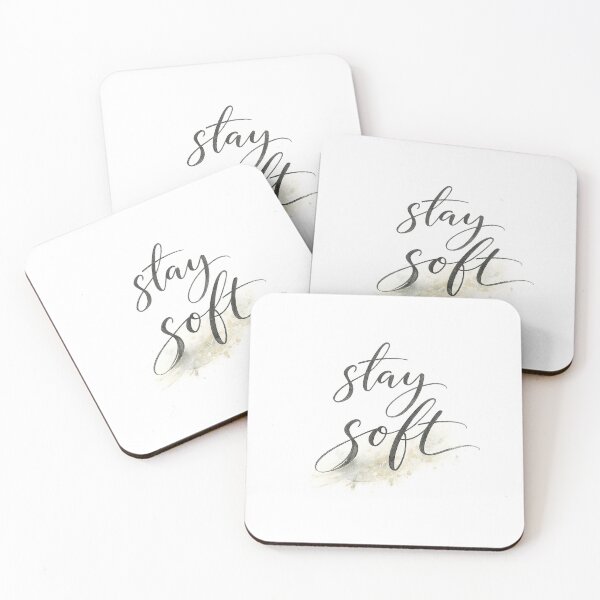 Item preview, Stay Soft Typography – Modern Minimal Script Illustration designed and sold by SoftMuse Designs.
