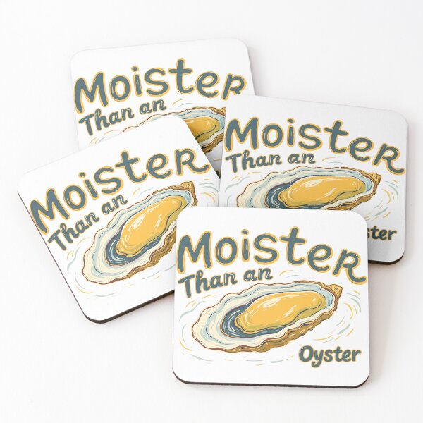 Item preview, Moister Than an Oyster Funny Retro Shellfish  designed and sold by TeeARTHY.