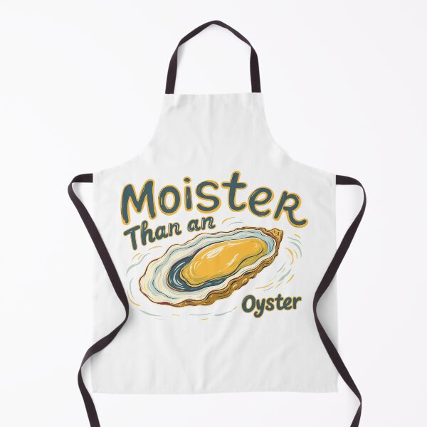 Item preview, Moister Than an Oyster Funny Retro Shellfish  designed and sold by TeeARTHY.