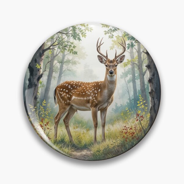 Item preview, A deer in the forest designed and sold by Ratatosk-AI.