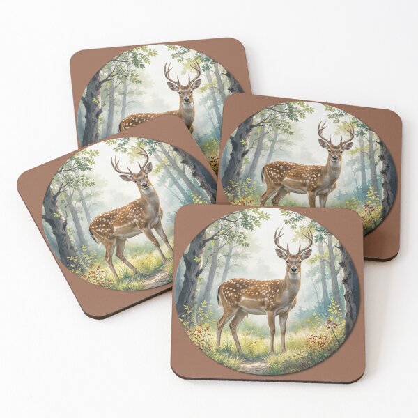 Item preview, A deer in the forest designed and sold by Ratatosk-AI.