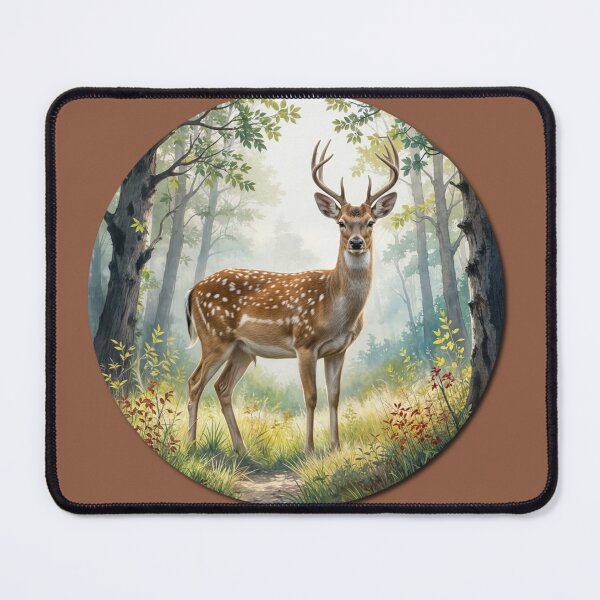 Item preview, A deer in the forest designed and sold by Ratatosk-AI.