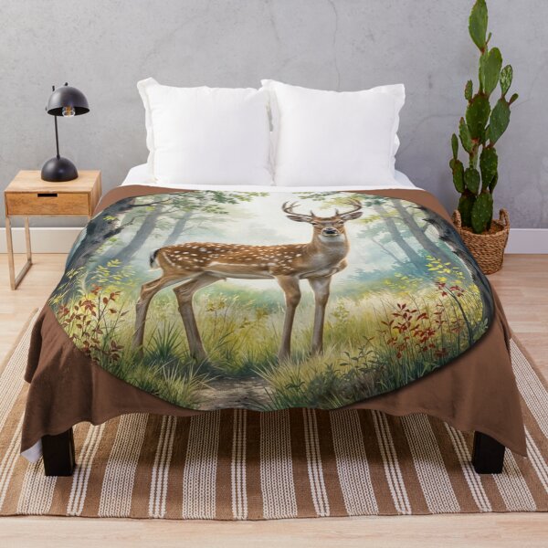 Item preview, A deer in the forest designed and sold by Ratatosk-AI.