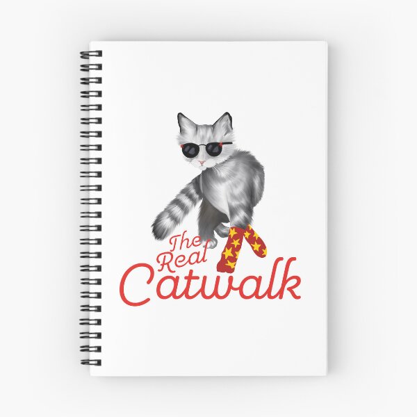 Item preview, THE REAL CATWALK Illustration -  Cat is the real diva designed and sold by KBOR.
