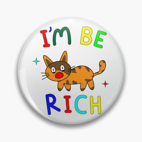 Item preview, Rich Cat Funny Cat designed and sold by AkurartVisArt.
