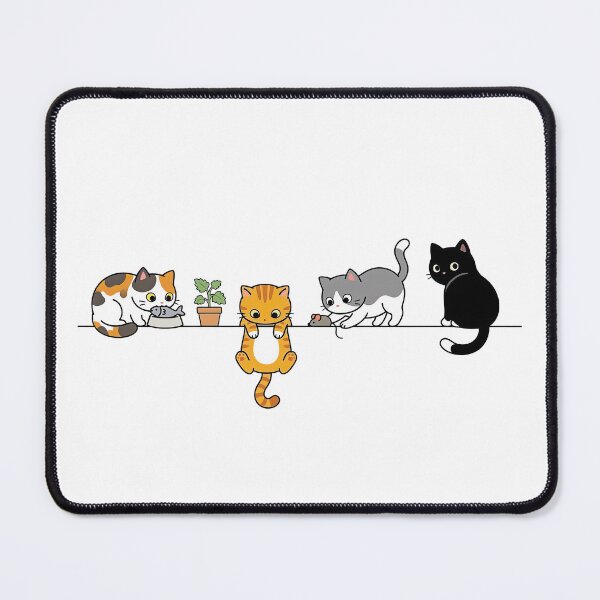Item preview, Cute Cats on Shelf - Adorable Cat Pack designed and sold by pawcuddle.
