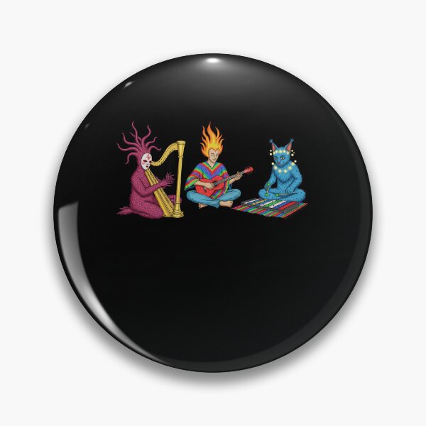 Item preview, Trio of Mystical Creatures Playing Harp and Guitar designed and sold by TeeARTHY.