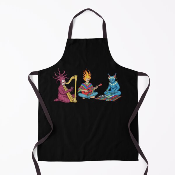 Item preview, Trio of Mystical Creatures Playing Harp and Guitar designed and sold by TeeARTHY.