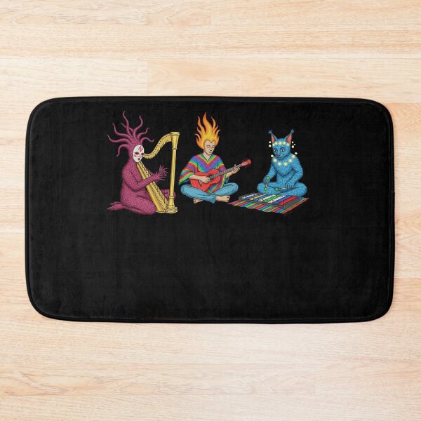Item preview, Trio of Mystical Creatures Playing Harp and Guitar designed and sold by TeeARTHY.