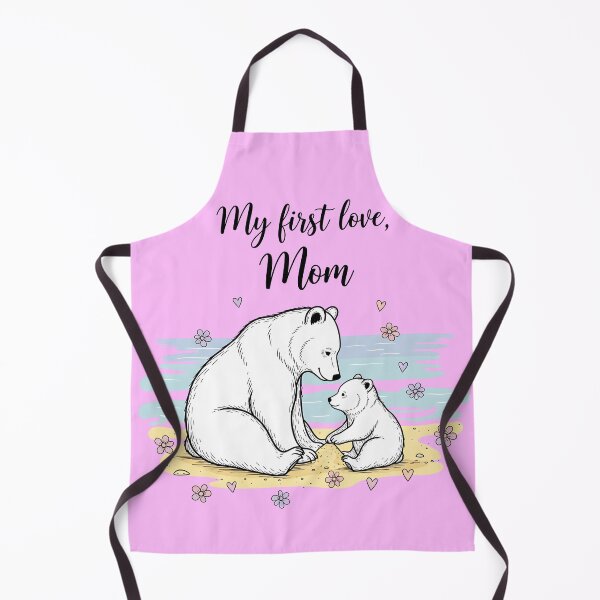Item preview, My First Love, Mom – Mother and Baby Bears Playing on the Beach designed and sold by Sea Gem.