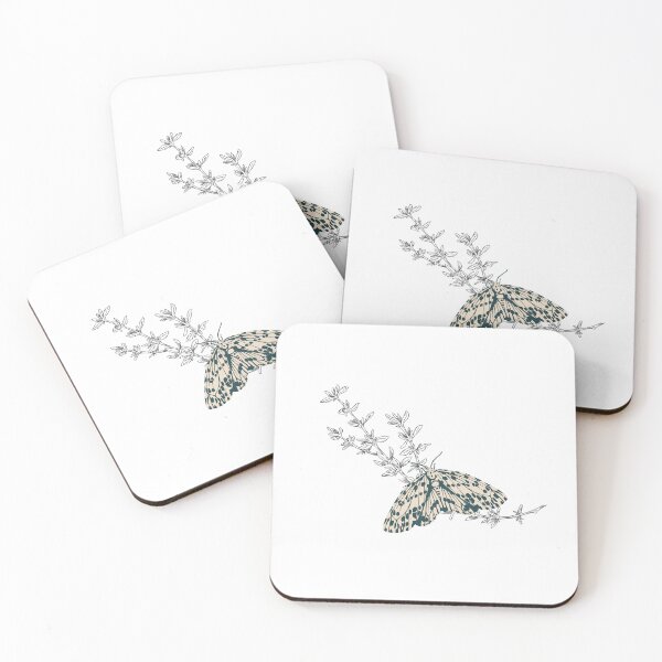 Item preview, Minimal Moth Botanical Gothic Aesthetic designed and sold by GraveyardGlam.