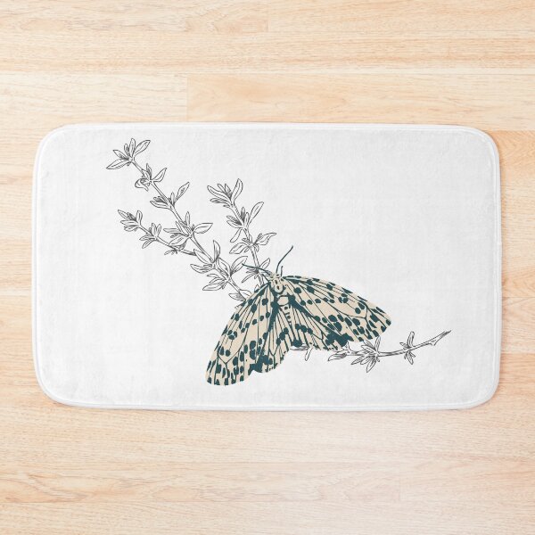 Item preview, Minimal Moth Botanical Gothic Aesthetic designed and sold by GraveyardGlam.