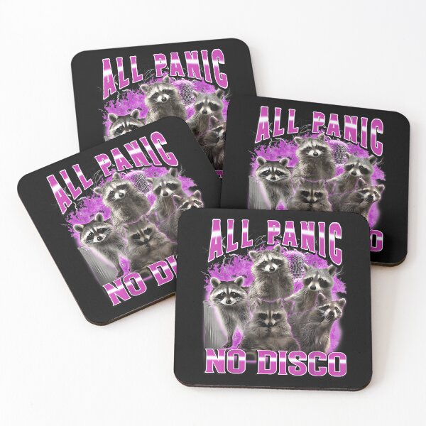 Item preview, Funny All Panic No Disco Raccoon Meme Graphic 90s Bootleg designed and sold by PaulTSchafer.