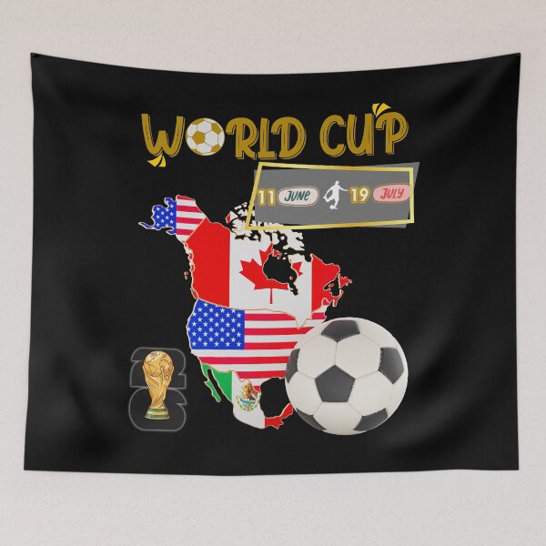 Item preview, World Cup 2026 North America USA Canada Mexico Soccer Fan designed and sold by E20STUDIO.