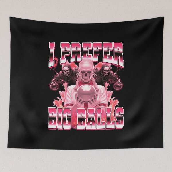 Item preview, Funny Bowling Bowler 90s Bootleg Style I Prefer Big Balls designed and sold by PaulTSchafer.
