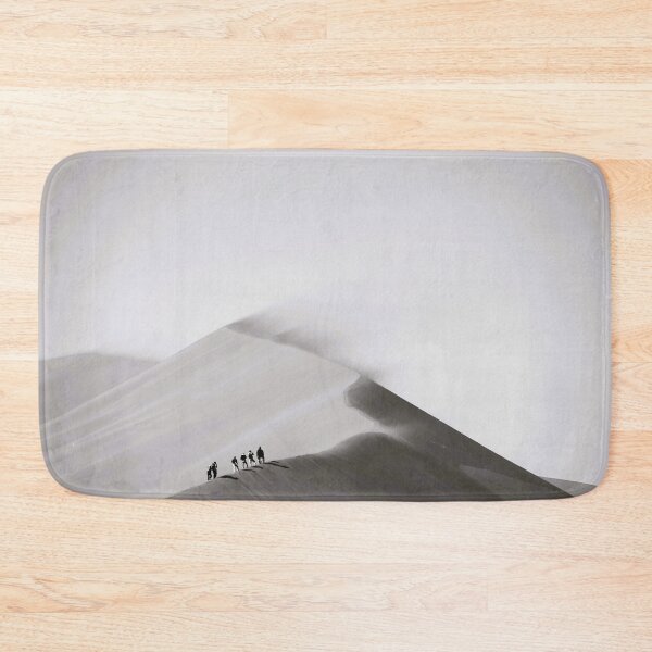 Item preview, Dunes of the desert trek vintage black and white photograph poster art print designed and sold by Astrid Arkhangelsky.