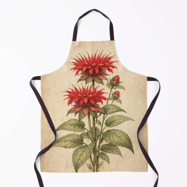 Item preview, Vintage Monarda Botanical Print – Bee Balm Wildflower Antique Floral Wall Art designed and sold by Darlin8888.