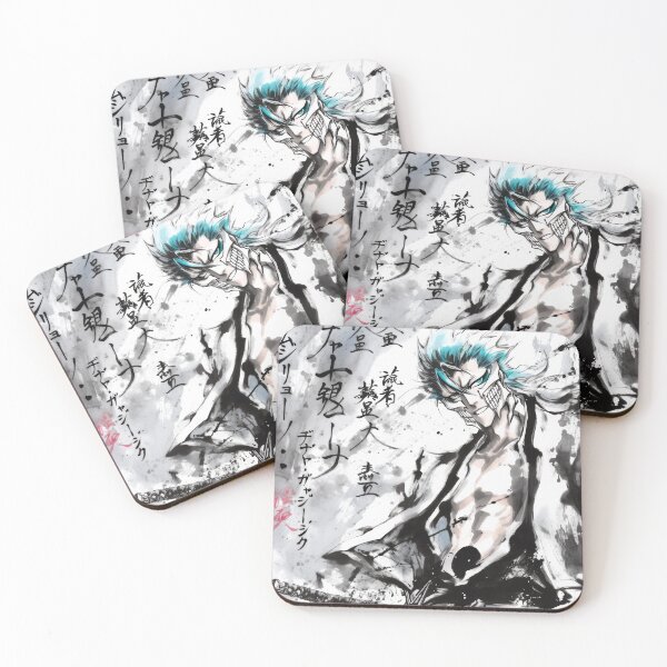 Item preview,  Grimmjow Chad Energy Sumi-e  designed and sold by AnimeArsenalPrints.