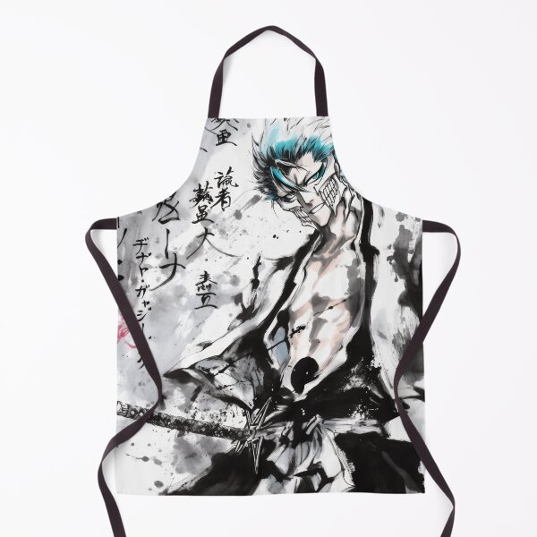 Item preview, Grimmjow Chad Energy Sumi-e designed and sold by AnimeArsenalPrints.
