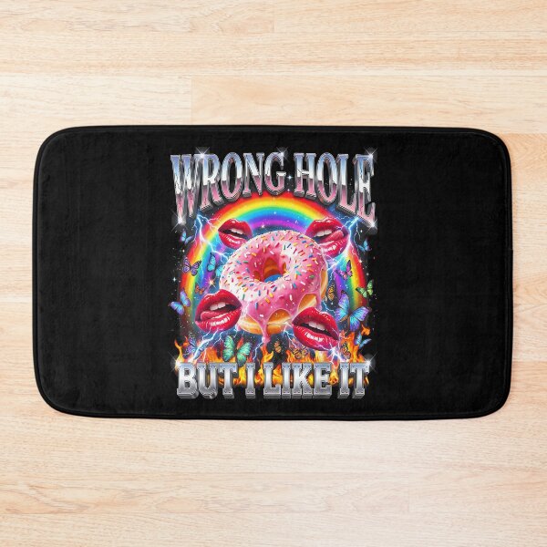 Item preview, Funny Donut Wrong Hole But I Like It Humor Party 90s Bootleg designed and sold by PaulTSchafer.