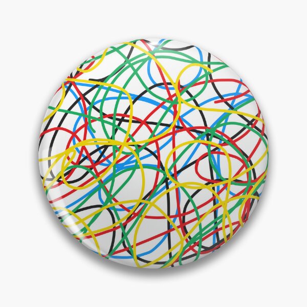 Item preview, Colorful Scribble Lines designed and sold by Logic to Canvas.