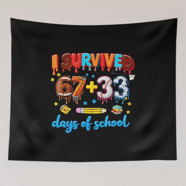 Item preview, I Survived 6th Grade Funny School Countdown Drip Style designed and sold by gladysenglish.