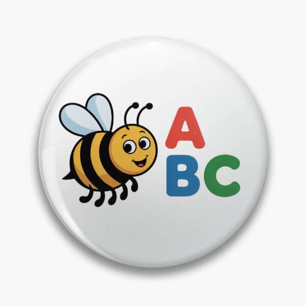 Item preview,  Spelling Bee ABC – Funny Bee Design designed and sold by AleksandraJac05.
