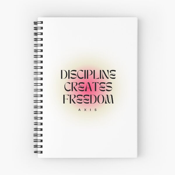 Item preview, Discipline Creates Freedom – Minimalist Motivational Typography Design designed and sold by AXIS-EQUILIBRIO.