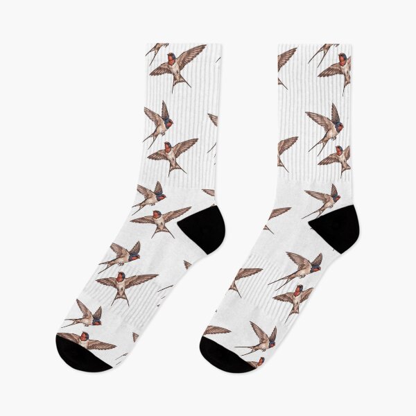 Item preview, Pair of Barn Swallows in Flight Nature   designed and sold by TeeARTHY.
