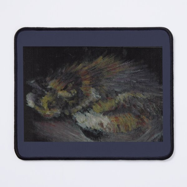 Item preview, Manja, forest cat, black background designed and sold by KALINKA-MOJA.