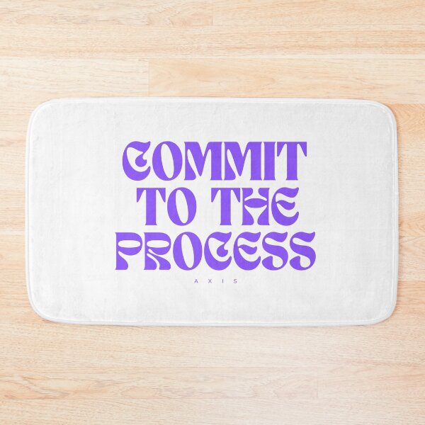 Item preview, Commit to the Process – Minimalist Motivation Quote Typography Design designed and sold by AXIS-EQUILIBRIO.
