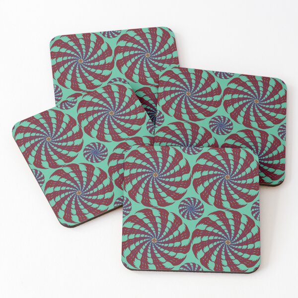 Item preview, Spiral Fractal Bloom Pattern designed and sold by OIL Pattern Design .