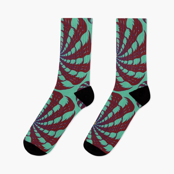 Item preview, Spiral Fractal Bloom Pattern designed and sold by OIL Pattern Design .