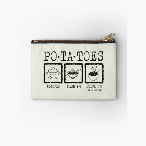 Item preview, Potatoes Stick Em in a Stew Boil Em Mash designed and sold by RamblingerArt.
