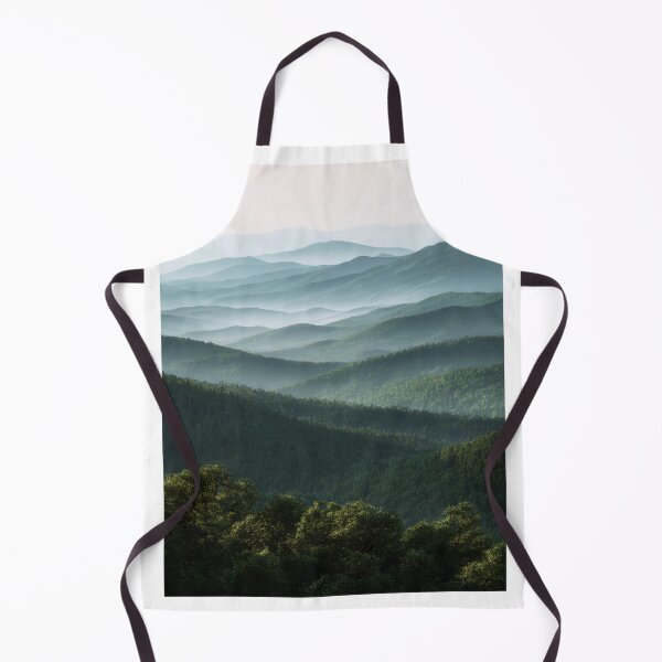 Item preview, Foggy Mountains Landscape designed and sold by NicolasGlowArt.