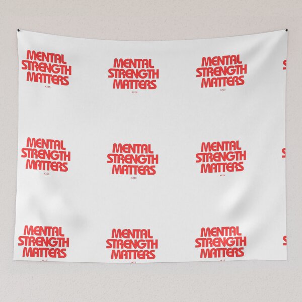 Item preview, Mental Strength Matters – Minimalist Motivation Quote Typography Design designed and sold by AXIS-EQUILIBRIO.
