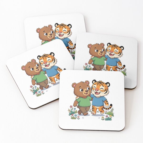 Item preview, Wild animal friends designed and sold by PP&RAINBOW SHOP.