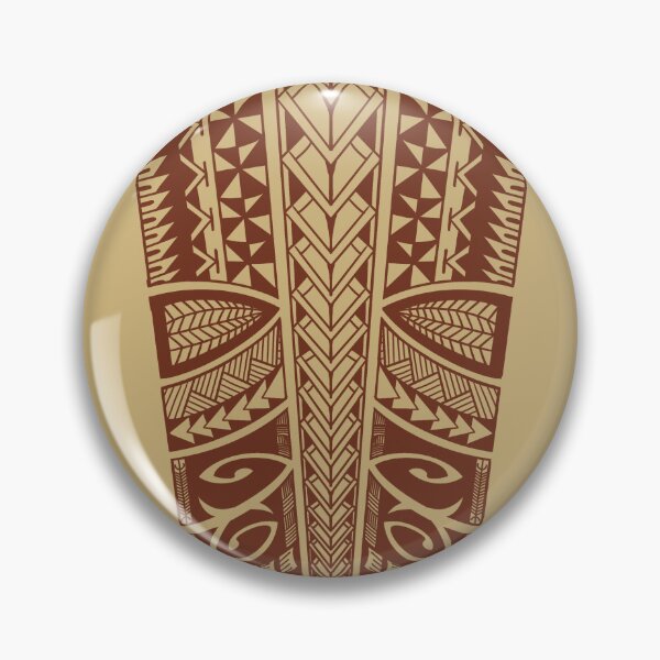 Item preview, Polynesian tattoo shield designed and sold by BlackwoodPagan.
