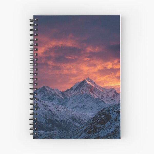 Item preview, Sunset Mountains Landscape designed and sold by NicolasGlowArt.