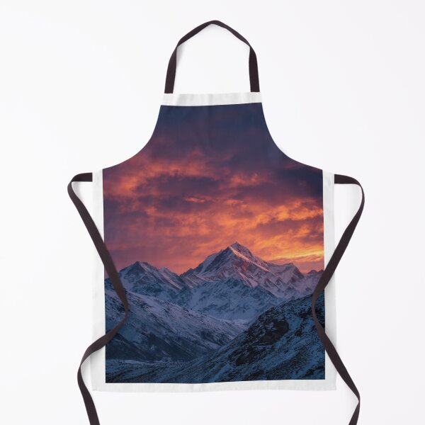 Item preview, Sunset Mountains Landscape designed and sold by NicolasGlowArt.