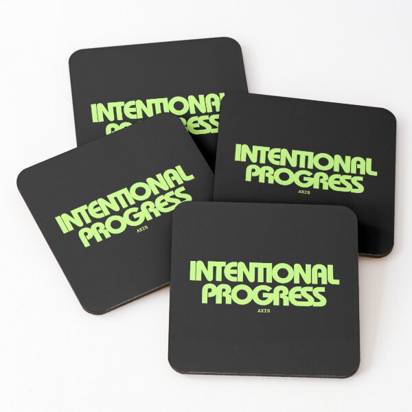 Item preview, Intentional Progress – Minimalist Motivational Quote Typography Design designed and sold by AXIS-EQUILIBRIO.
