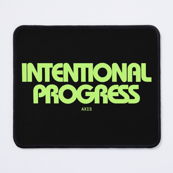 Item preview, Intentional Progress – Minimalist Motivational Quote Typography Design designed and sold by AXIS-EQUILIBRIO.