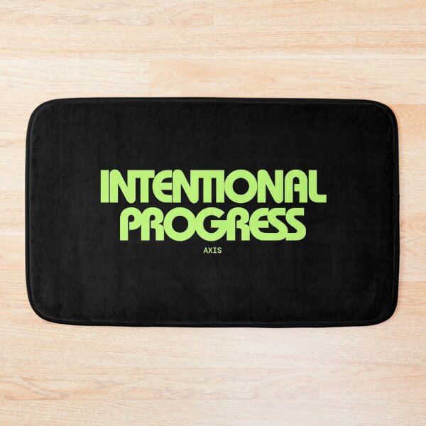 Item preview, Intentional Progress – Minimalist Motivational Quote Typography Design designed and sold by AXIS-EQUILIBRIO.