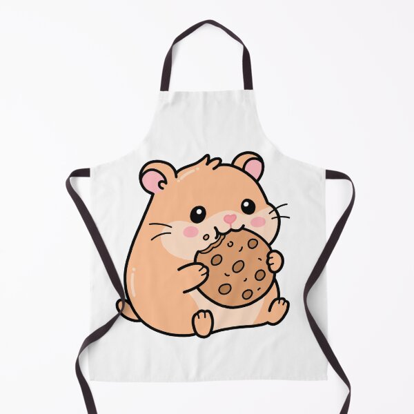 Item preview, Cute Hamster Eating Cookie Kawaii designed and sold by artwithsushie.