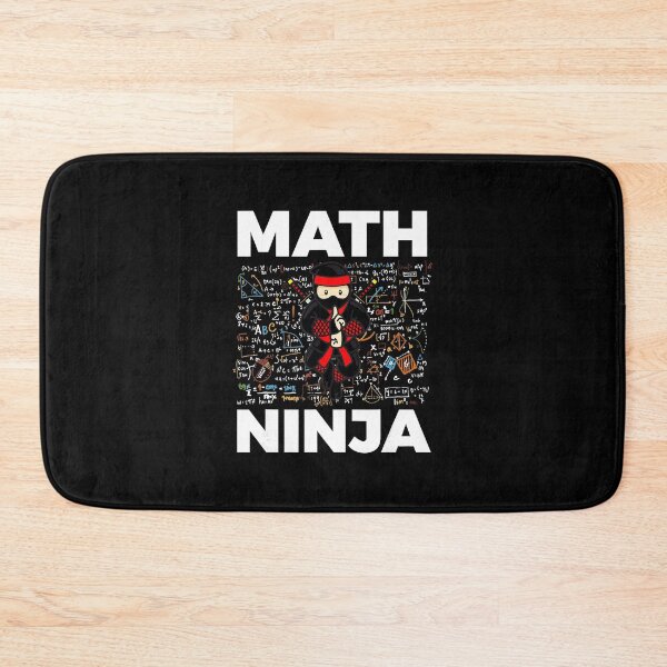 Item preview, Math Ninja Funny Geek Humor Smart Student  designed and sold by titanlevi.