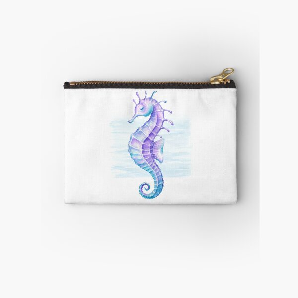 Aperçu de l'œuvre Seahorse Ocean Design – Esthétique minimaliste de la vie marine créée et vendue par ColorNest Designs.